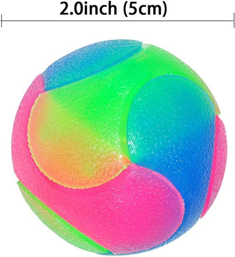 Interactive LED Dog Balls - Glow in the Dark Flashing Pet Toys for Dogs and Cats (2 Pack)