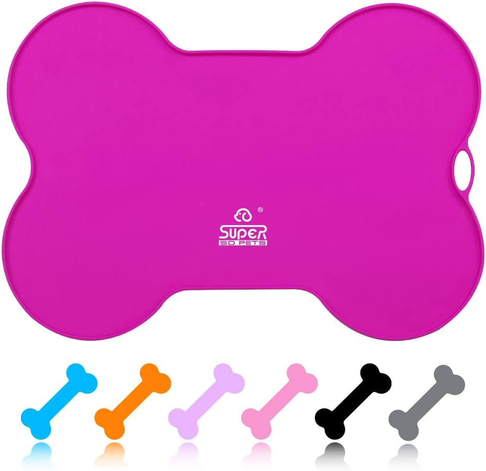 Silicone Pet Feeding Mat 🐾✨ Non‑Slip, Waterproof, Raised‑Edge Mess‑Control Pad