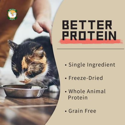 High Protein Freeze Dried Chicken Treats for Happy Pups & Kitties! Perfect for Back to School Training! 🍗🐾