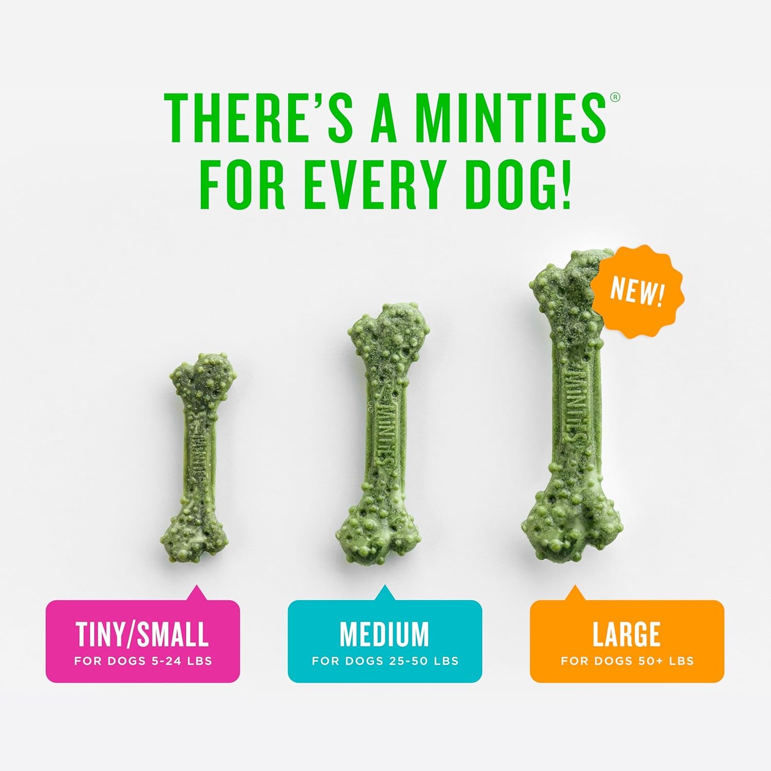 Minty Dental Chews for Dogs 🐶🌿 20ct Vet‑Recommended Treats Clean Teeth & Freshen Breath