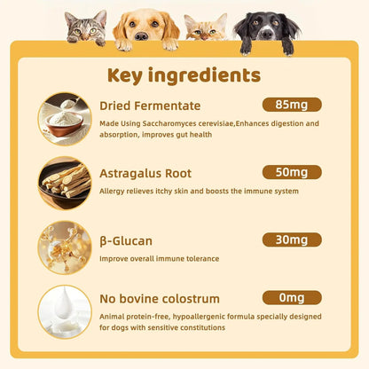 Hipypaw Allergy & Immune Bites - Delicious Soft Chews for Dogs' Seasonal Allergies and Gut Health