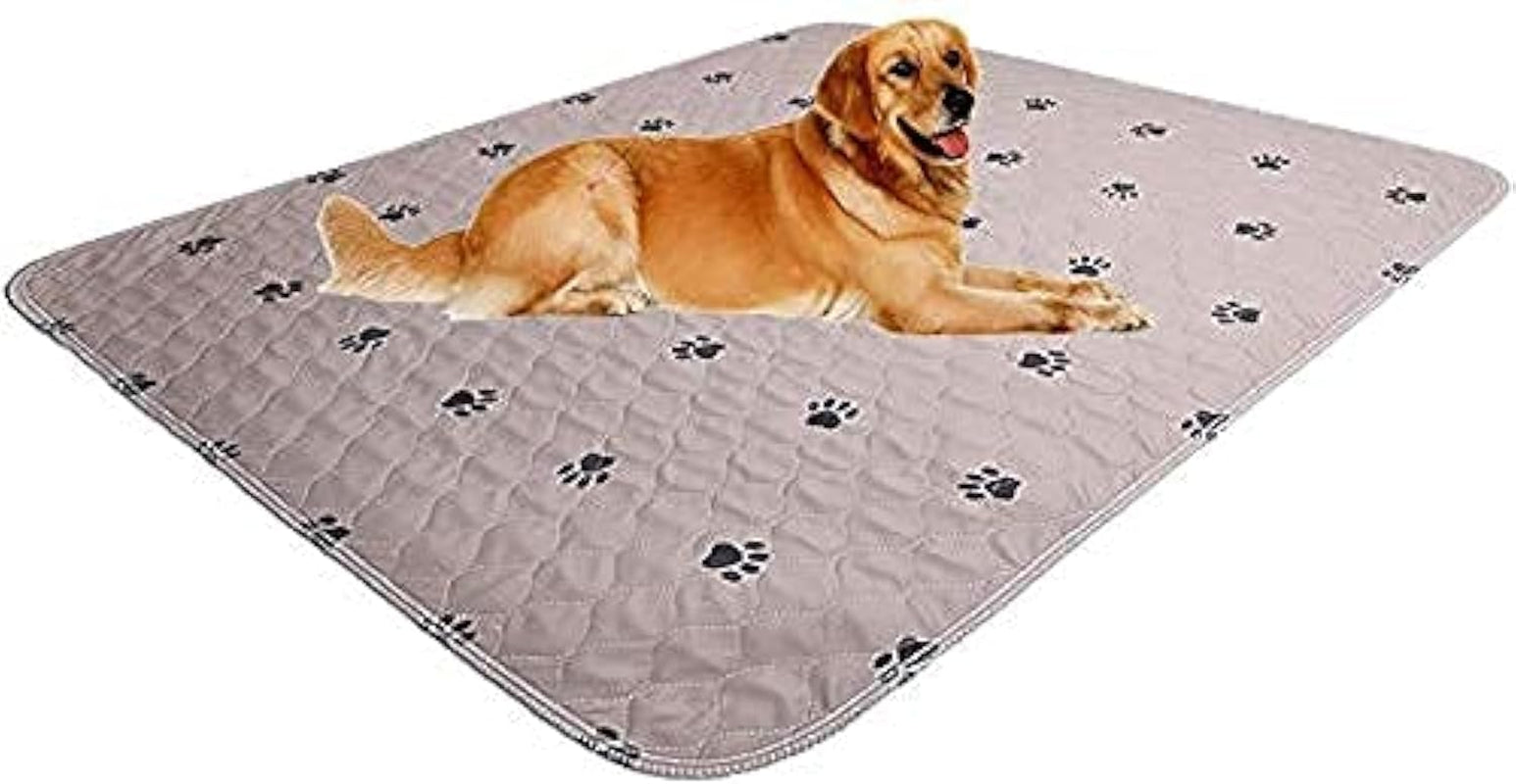 Washable Dog Pee Pads 🐾💧 Waterproof, Non‑Slip, Reusable 4‑Layer Mat (2‑Pack)