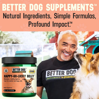 Happy-Go-Lucky Belly: Complete Digestive & Gut Wellness for Your Dog by Cesar Millan