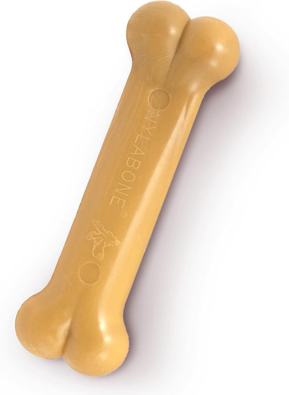 Nylabone Power Chew Bones 🦴🔥 Tough Nylon Twin Pack – Bacon & Chicken, Medium Dogs