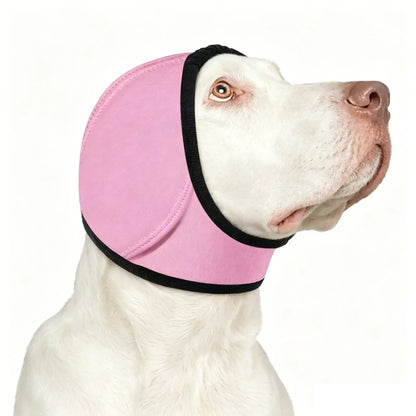 Dog Ear Muffs for Noise Protection - Comfortable Adjustable Ear Wrap for Calming Dogs During Fireworks, Bathing, and Swimming