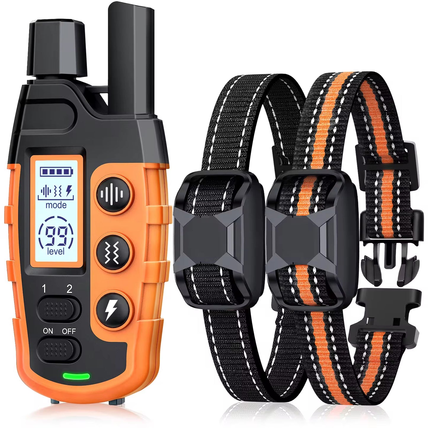 Long‑Range 3300Ft Dog Training Collar – Waterproof Remote, Shock & Vibration  