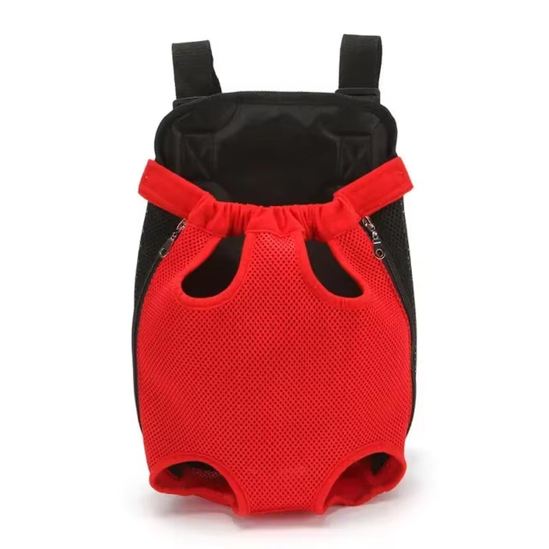 Camouflage Pet Dog Carrier Backpack - Breathable Mesh Travel Bag for Small Dogs and Cats