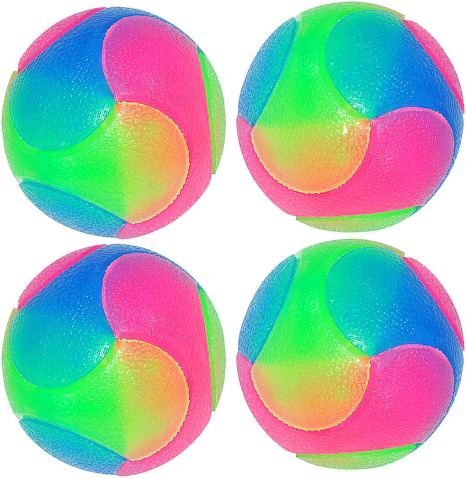 Interactive LED Dog Balls - Glow in the Dark Flashing Pet Toys for Dogs and Cats (2 Pack)