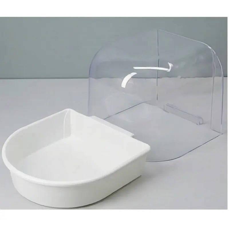 Deluxe Hanging Bird Bath with Splash Guard - Perfect for Parrots, Starlings & Small Birds!