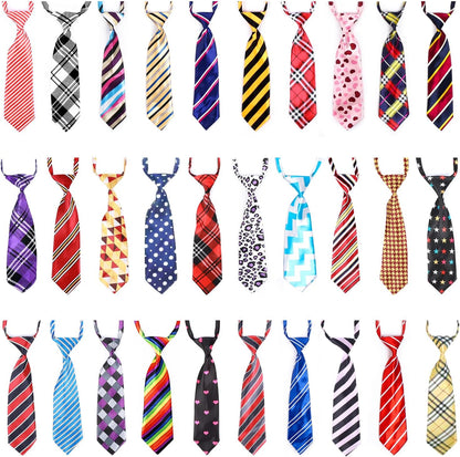 10‑Pack Dog Bow Ties 🎀🐾 Adjustable Neck Collars for Medium & Large Dogs & Cats