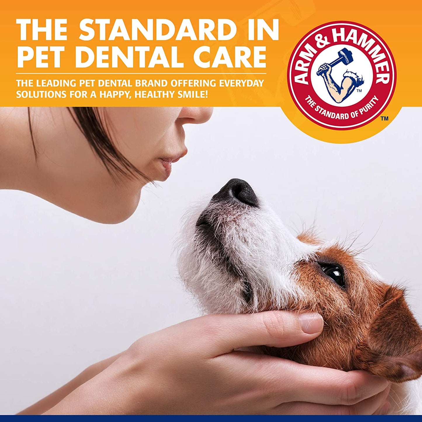 Tartar Control Dog Dental Care Kit - Banana Mint Toothpaste with Baking Soda, Double-Sided Toothbrush & Finger Brush - 3-Piece Set, 2.5 Oz