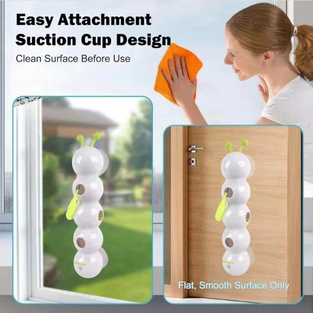 🐛⚡ Caterpillar Motion‑Activated Cat Toy — Wack‑A‑Worm Rechargeable Teasing Post with Tail