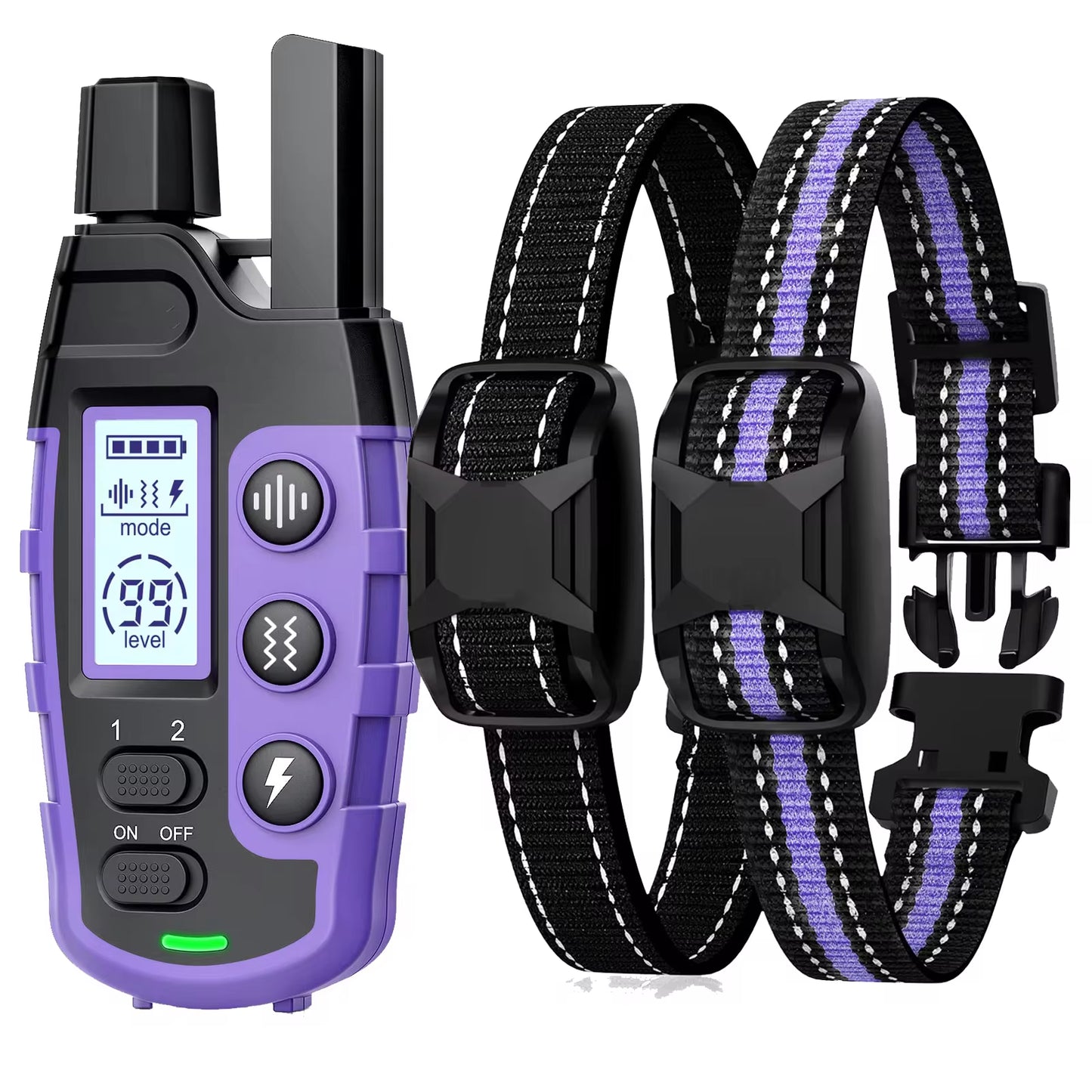 Long‑Range 3300Ft Dog Training Collar – Waterproof Remote, Shock & Vibration  