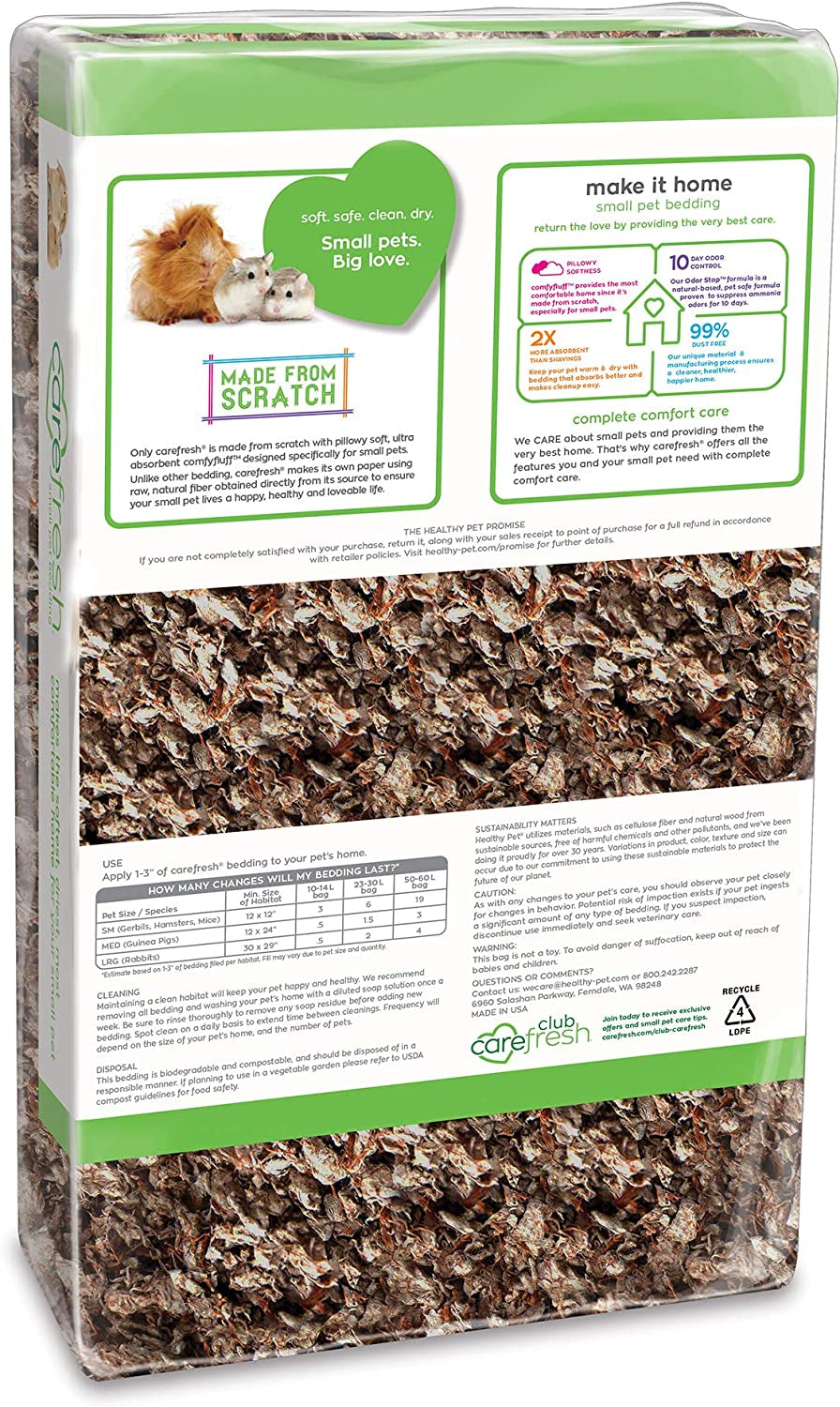 Natural Paper Small Pet Bedding 🌿🐹 Ultra‑Soft, 99% Dust‑Free, 10‑Day Odor Control