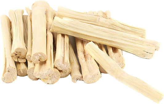 Natural Sweet Bamboo Chew Sticks 🌿🐹 300g Molar Treats for Rabbits, Guinea Pigs & Hamsters