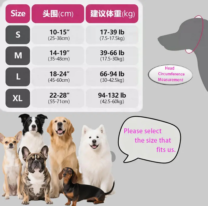 Dog Ear Muffs for Noise Protection - Comfortable Adjustable Ear Wrap for Calming Dogs During Fireworks, Bathing, and Swimming