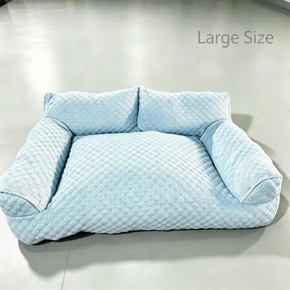 Luxurious Cooling Sofa for Dogs & Cats - Ice Bean Fabric with Soothing Massage Beads for Ultimate Comfort! Perfect for Small to Medium Pets!