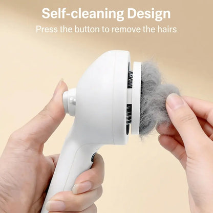 CATMUSE 3-in-1 Self-Cleaning Steam Deshedding Brush - Ultimate Grooming & Massage Tool for Cats & Dogs of All Coat Types