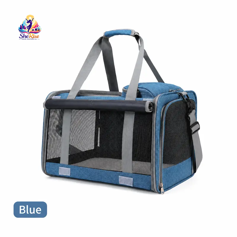 Travel in Style with Our Airline-Approved Pet Handbag - The Ultimate Scratch-Resistant Carrier for Cats & Small Dogs! 🐾✈️ Perfect for Stress-Free Road Trips!