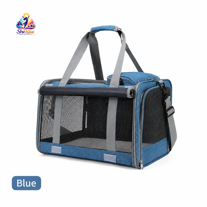 Travel in Style with Our Airline-Approved Pet Handbag - The Ultimate Scratch-Resistant Carrier for Cats & Small Dogs! 🐾✈️ Perfect for Stress-Free Road Trips!