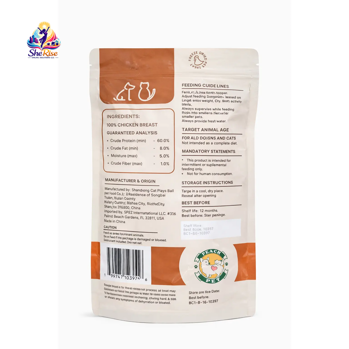 High Protein Freeze Dried Chicken Treats for Happy Pups & Kitties! Perfect for Back to School Training! 🍗🐾