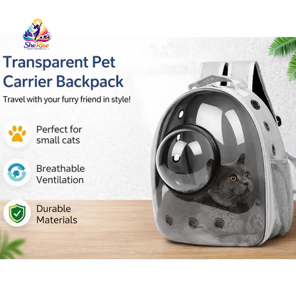 Upgrade your pet travel game with our chic Transparent Plaid Bubble Backpack! Perfect for hiking & adventures, it's airline-approved and designed for comfort & safety! 🐾✨ #PetTravel #CatBackpack #AdventureAwaits