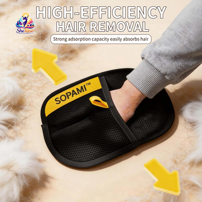 Effortlessly Eliminate Pet Hair with Our Ultimate Reusable Lint Cleaning Glove - Your Stylish Solution for a Fur-Free Home!