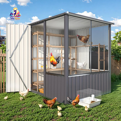Transform Your Garden with the YODOLLA 5x5 FT Walk-In Bird Cage – A Perfect Sanctuary for Macaws, Canaries, and Lovebirds! 🦜✨