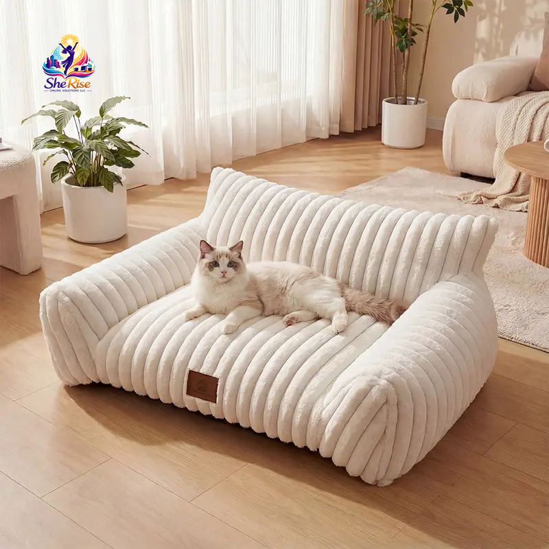 Snag the Ultimate Claw-Safe Fleece Cat Couch Bed! 🐾 All Sizes, 3 Styles, and SO comfy! 🛏️✨ Machine-Washable, Memory Foam, and Car Seat Ready! Perfect for your furry friend! 💖😺 #CatLovers #PetComfort