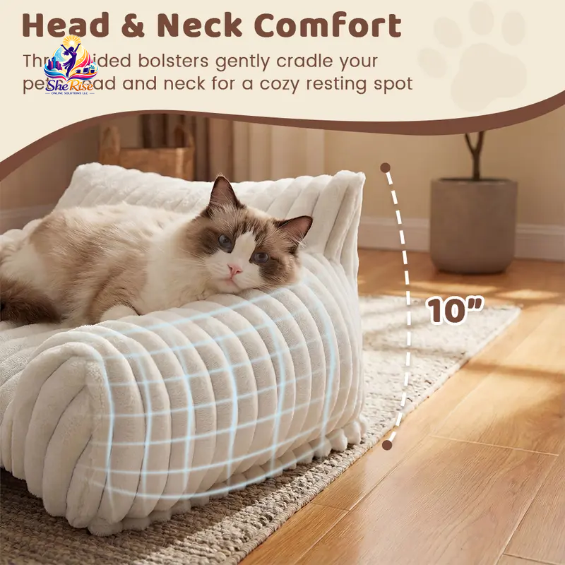 Snag the Ultimate Claw-Safe Fleece Cat Couch Bed! 🐾 All Sizes, 3 Styles, and SO comfy! 🛏️✨ Machine-Washable, Memory Foam, and Car Seat Ready! Perfect for your furry friend! 💖😺 #CatLovers #PetComfort