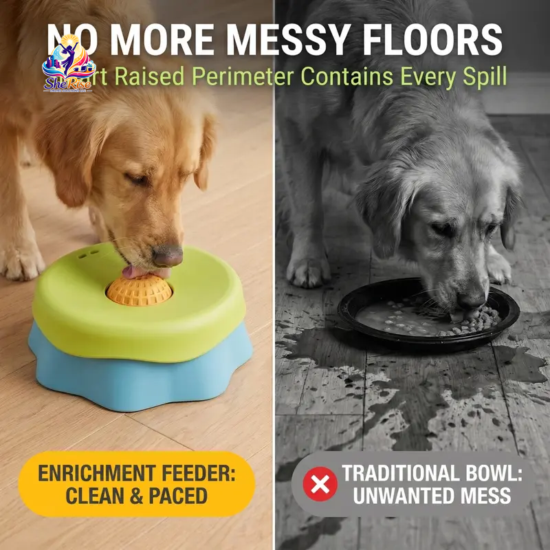 Elevate Your Pup's Dining Experience with the Silicone Neater Food Feeder! 🐾✨ Enjoy Mess-Free Feeding with Fun Interactive Features!