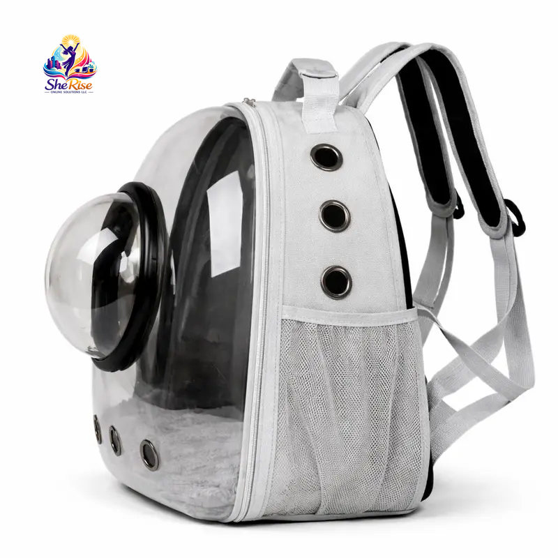 Upgrade your pet travel game with our chic Transparent Plaid Bubble Backpack! Perfect for hiking & adventures, it's airline-approved and designed for comfort & safety! 🐾✨ #PetTravel #CatBackpack #AdventureAwaits