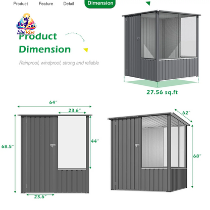 Transform Your Garden with the YODOLLA 5x5 FT Walk-In Bird Cage – A Perfect Sanctuary for Macaws, Canaries, and Lovebirds! 🦜✨