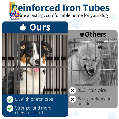 Transform Your Pet's Space with Our Chic 3-in-1 XXL Dog Crate Furniture – Stylish, Functional, and Perfect for Medium to Large Breeds!