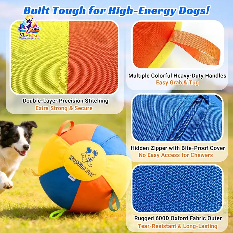 Unleash Adventure with the Ultimate Herding Ball for Your Aussie! Perfect for Energetic Play, Exercise, and Mental Stimulation!