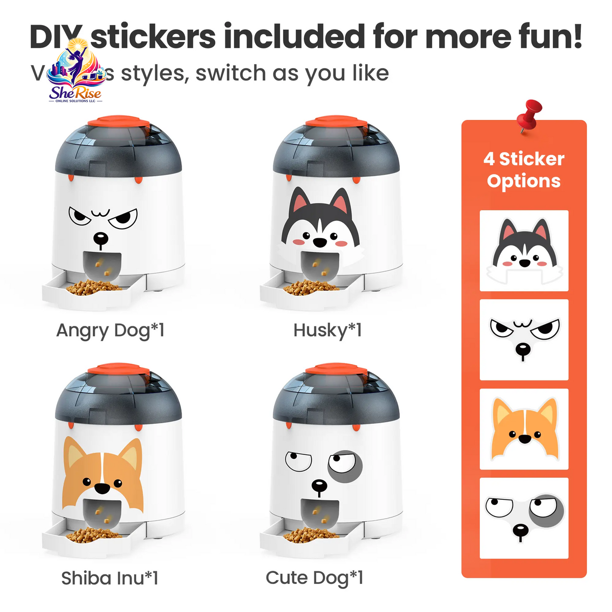 Elevate Your Pet's Playtime with the Potaroma Interactive IQ Training Feeder – Rechargeable Fun for Dogs & Cats of All Breeds!