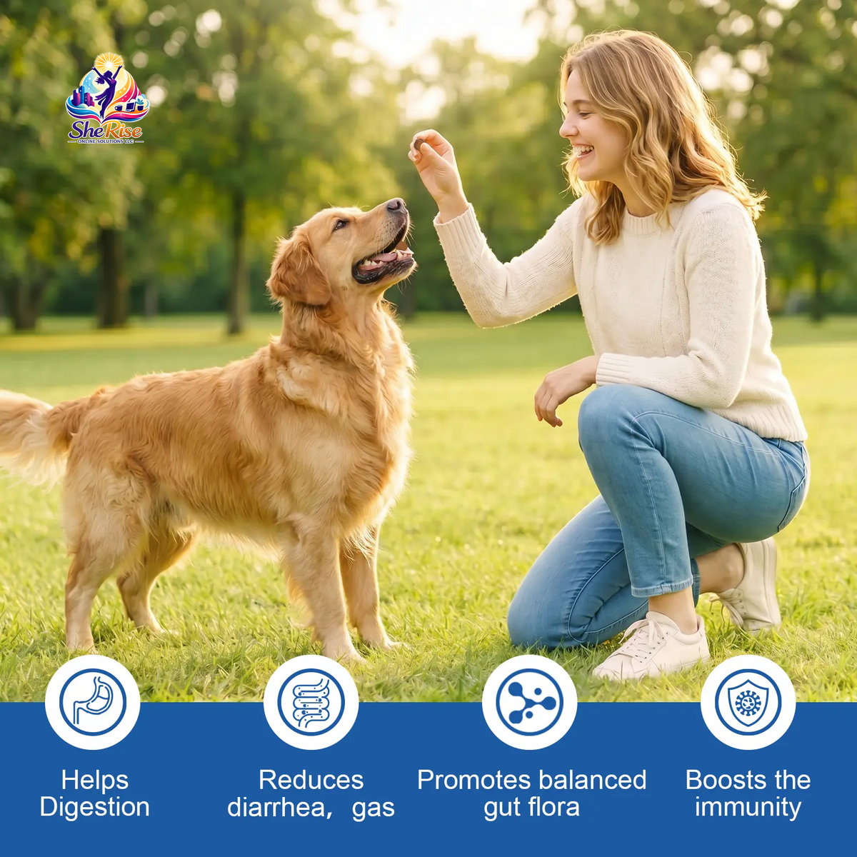 Boost Your Dog's Gut Health with Petnanny Probiotics! 🐾🍗 120 Tasty Soft Chews for Happy Tummies & Strong Immunity!💪 #PetNanny #DogHealth