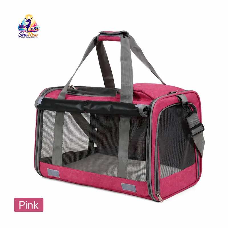 Travel in Style with Our Airline-Approved Pet Handbag - The Ultimate Scratch-Resistant Carrier for Cats & Small Dogs! 🐾✈️ Perfect for Stress-Free Road Trips!
