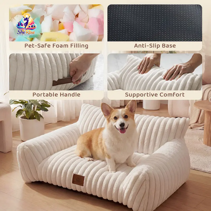 Snag the Ultimate Claw-Safe Fleece Cat Couch Bed! 🐾 All Sizes, 3 Styles, and SO comfy! 🛏️✨ Machine-Washable, Memory Foam, and Car Seat Ready! Perfect for your furry friend! 💖😺 #CatLovers #PetComfort