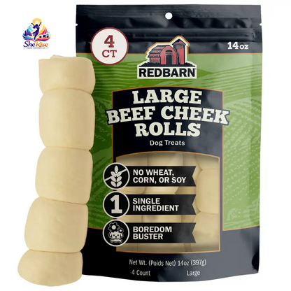 Irresistible Long-Lasting Beef Cheek Rolls for Dogs – A 100% Natural Chew Your Pup Will Adore!