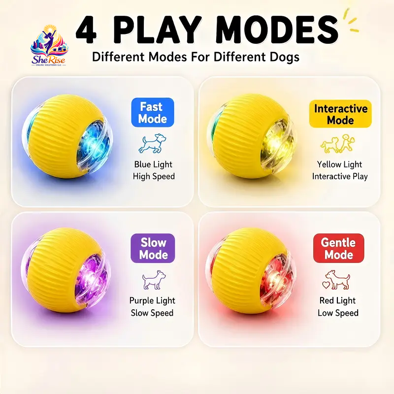 Unleash Adventure with the Ultimate Smart Chew-Resistant Dog Ball - Perfect for Indoor Fun & Outdoor Excitement!