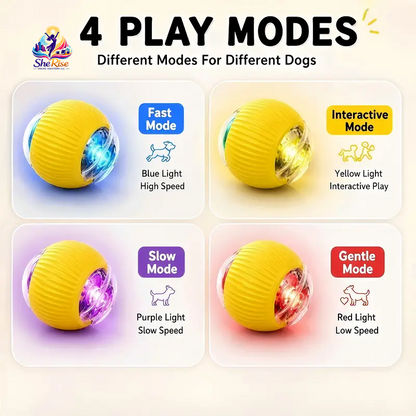 Unleash Adventure with the Ultimate Smart Chew-Resistant Dog Ball - Perfect for Indoor Fun & Outdoor Excitement!