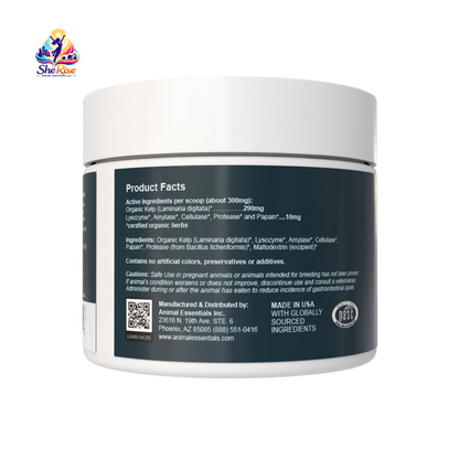 Say Goodbye to Plaque and Hello to Healthy Smiles! 🌟 Sea-Dent's Organic Dental Powder for Dogs & Cats with Natural Kelp & Enzymes for Optimal Oral Care 🦷❤️