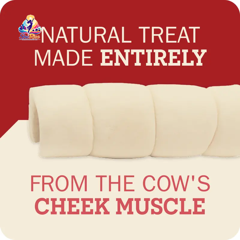 Irresistible Long-Lasting Beef Cheek Rolls for Dogs – A 100% Natural Chew Your Pup Will Adore!