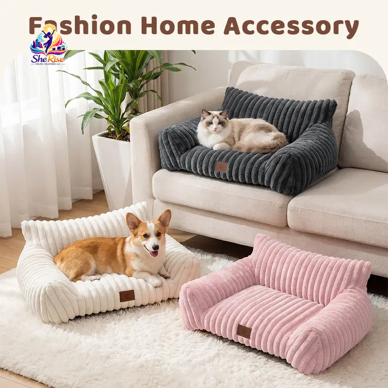 Snag the Ultimate Claw-Safe Fleece Cat Couch Bed! 🐾 All Sizes, 3 Styles, and SO comfy! 🛏️✨ Machine-Washable, Memory Foam, and Car Seat Ready! Perfect for your furry friend! 💖😺 #CatLovers #PetComfort
