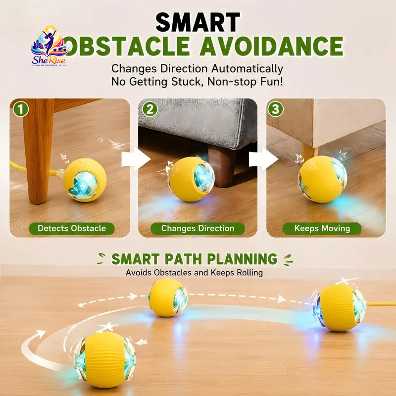 Unleash Adventure with the Ultimate Smart Chew-Resistant Dog Ball - Perfect for Indoor Fun & Outdoor Excitement!