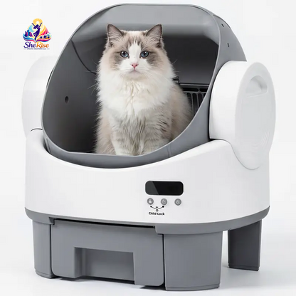 Upgrade your kitty's bathroom with the Alifuraha Smart Self-Cleaning Litter Box! Say goodbye to scooping and hello to hassle-free cleanups! 🐾✨ #CatLove #SmartHome