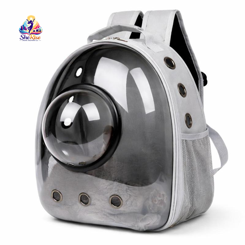 Upgrade your pet travel game with our chic Transparent Plaid Bubble Backpack! Perfect for hiking & adventures, it's airline-approved and designed for comfort & safety! 🐾✨ #PetTravel #CatBackpack #AdventureAwaits