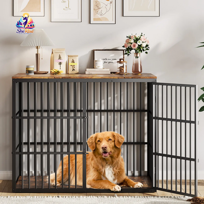 Transform Your Pet's Space with Our Chic 3-in-1 XXL Dog Crate Furniture – Stylish, Functional, and Perfect for Medium to Large Breeds!