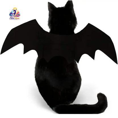 Dress Your Cat in Adorable Bat-Wing Glamour for Halloween and Beyond! Perfect for Photo Ops and Festive Fun!